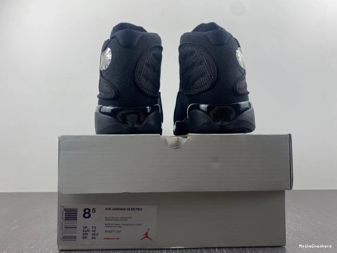 MaikeSneakers Jordan Air 414571-011 Black 13 Cat Retro 0712